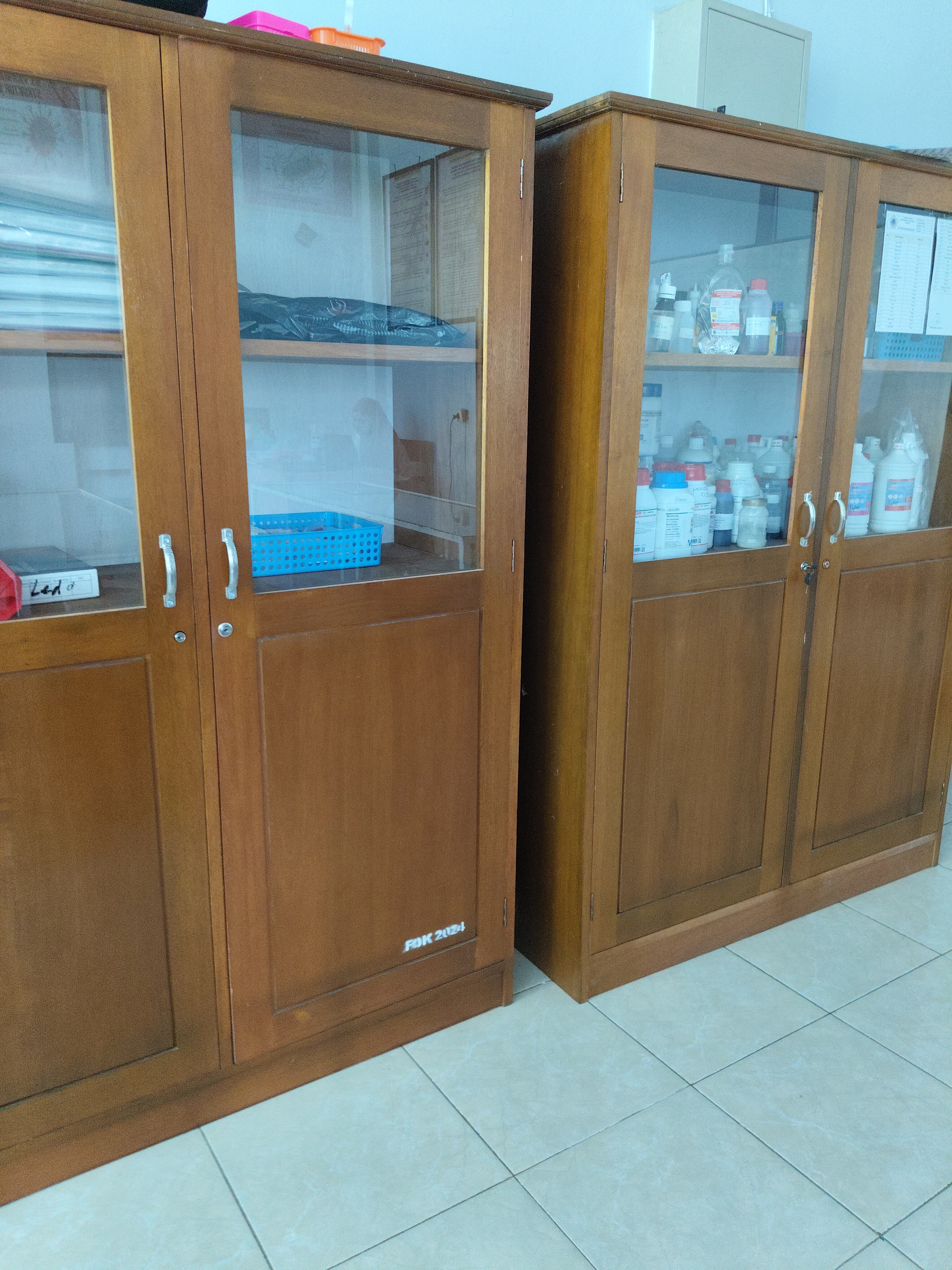 Filing Cabinet Kayu Lab Mikrobiologi