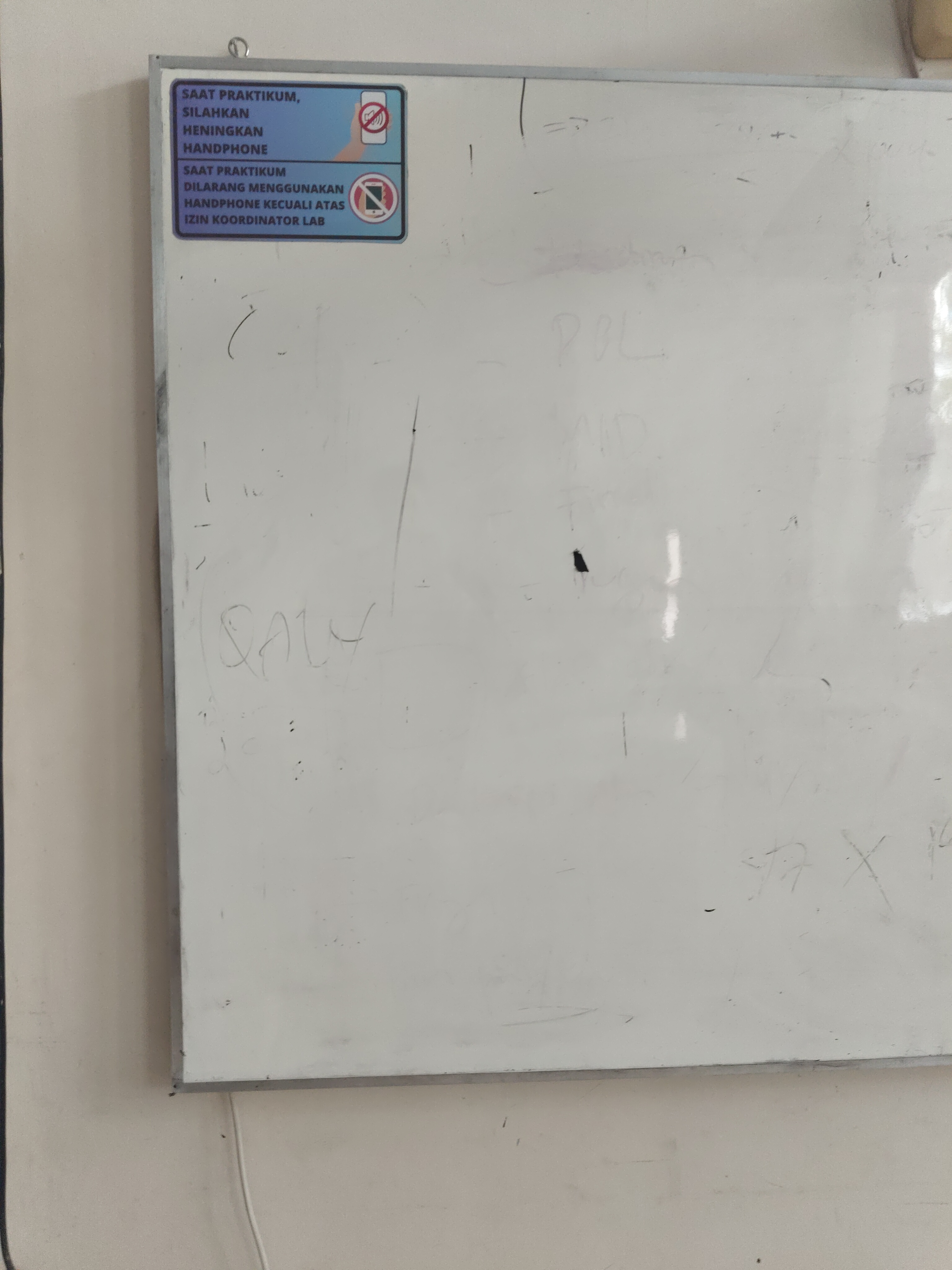 Papan Tulis Lab Farmakologi