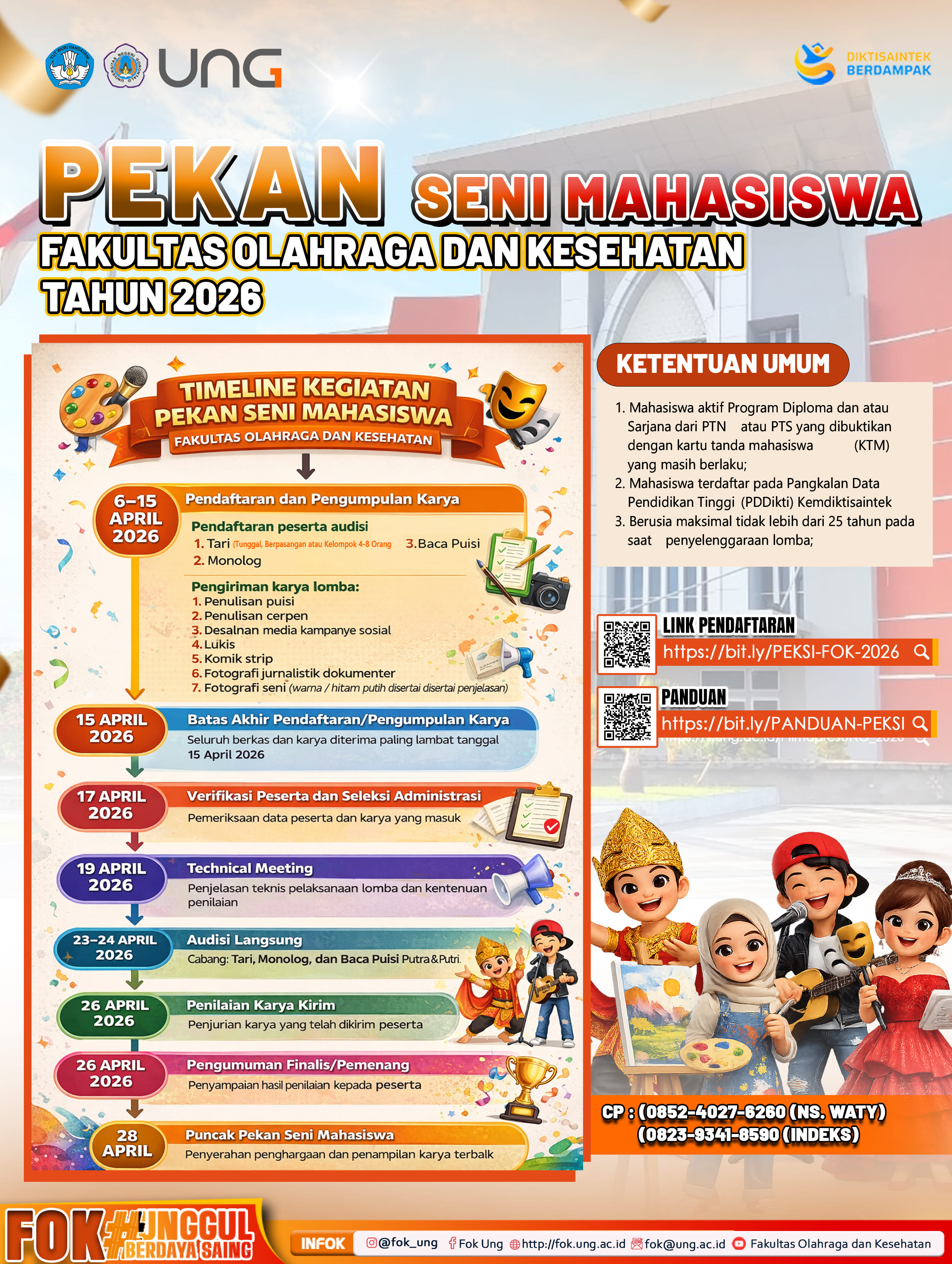 PEKAN SENI MAHASISWA TINGKAT FOK